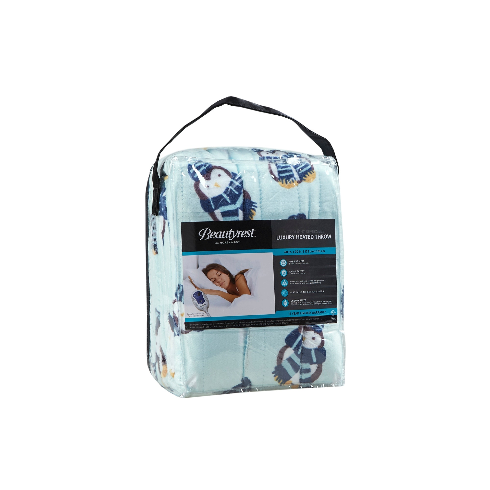 Beautyrest Oversized Plush Printed Heated Throw - On Sale - Bed Bath u0026  Beyond - 29477885