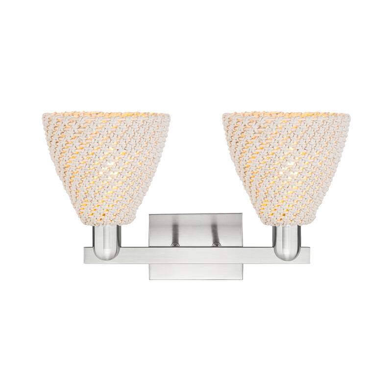 Innovations Lighting Downtown Urban - Natural Ballston Dome - 2 Light 16" Bath Vanity Light