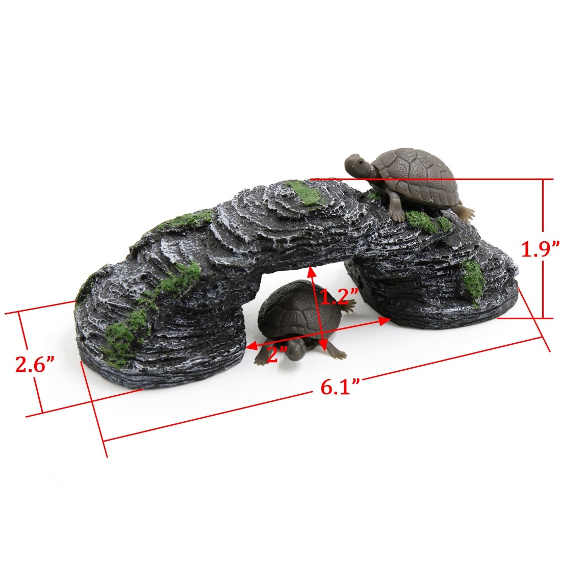 Shop Aquarium Resin Bridge Design Underwater Tortoise Climb Stone