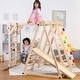 preview thumbnail 8 of 6, Chestnut - 8-in-1 Jungle Gym for Toddlers - Natural
