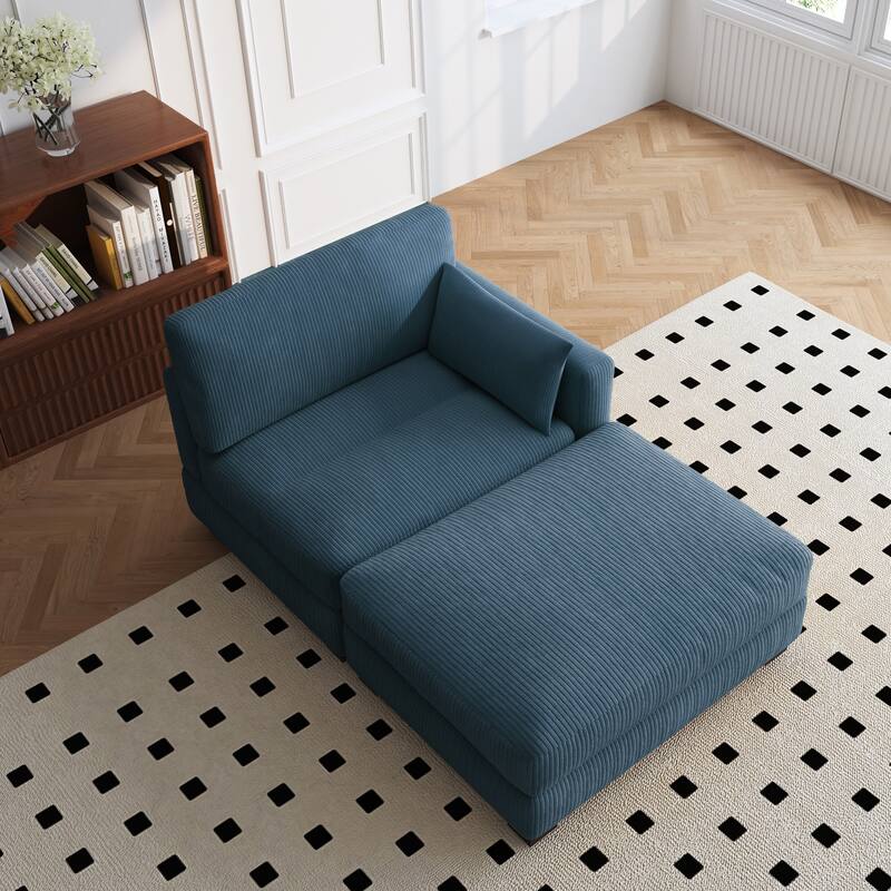 Modern Chaise Lounge Modular Sectional Sofa