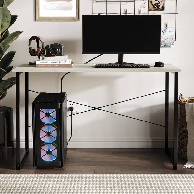 CraftPorch Modern 47-Inch Metal Computer Desk