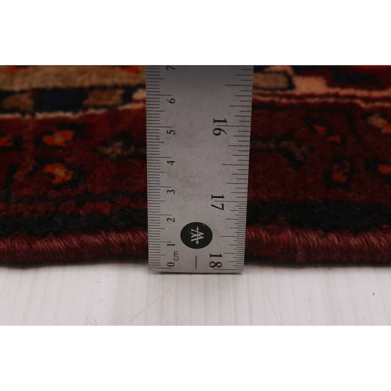 ECARPETGALLERY Hand-knotted Konya Anatolian Red Wool Rug - 3'11 x 13'3