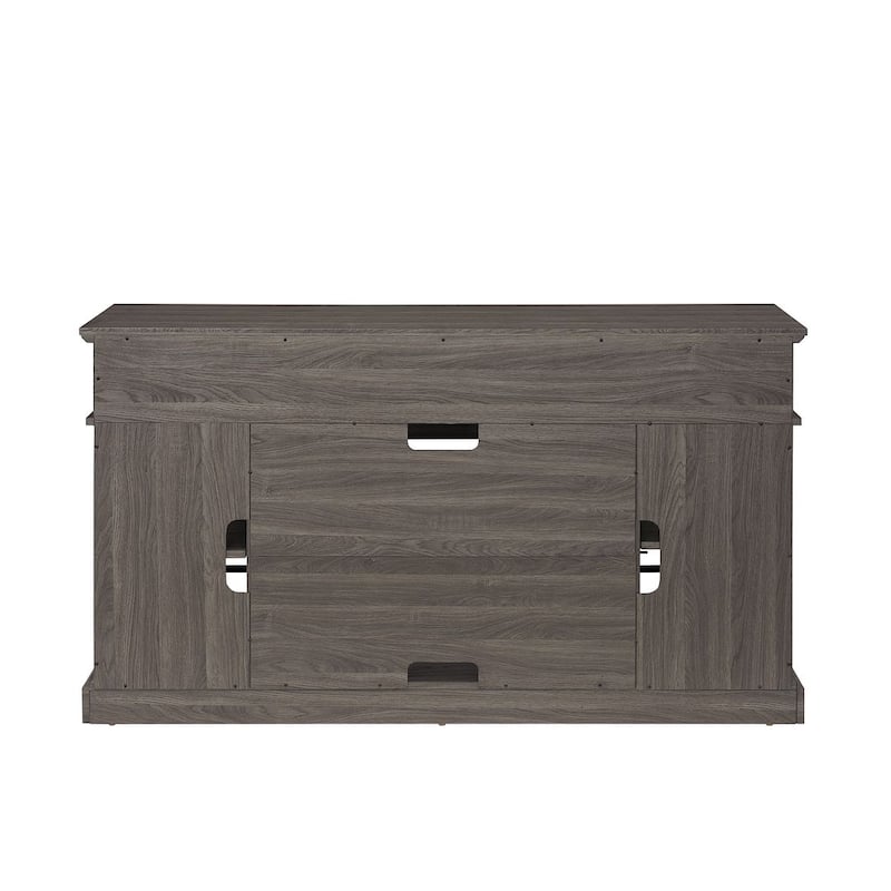 58.25 Inch Classic TV Stand with 23-Inch Fireplace Insert