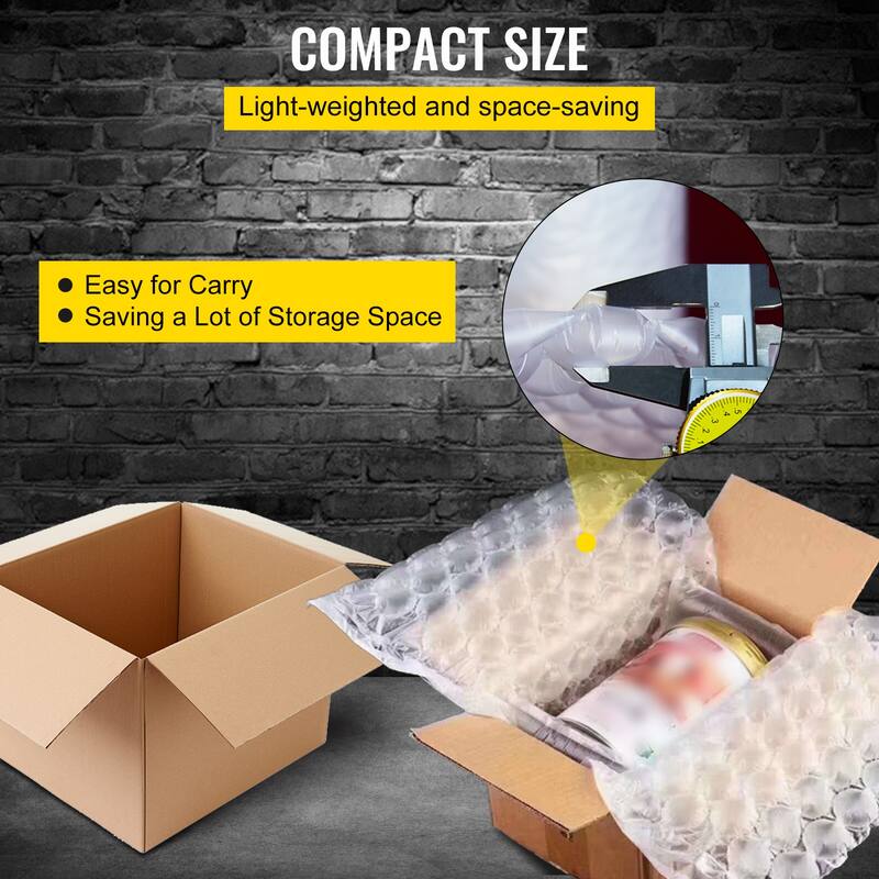 UIMOSO Air Cushion Film, 984Ft Length Air Pillow Bubble Bags Film, 16 Inch Width Film, Roll Bubble Bags Film for Wrap Machine