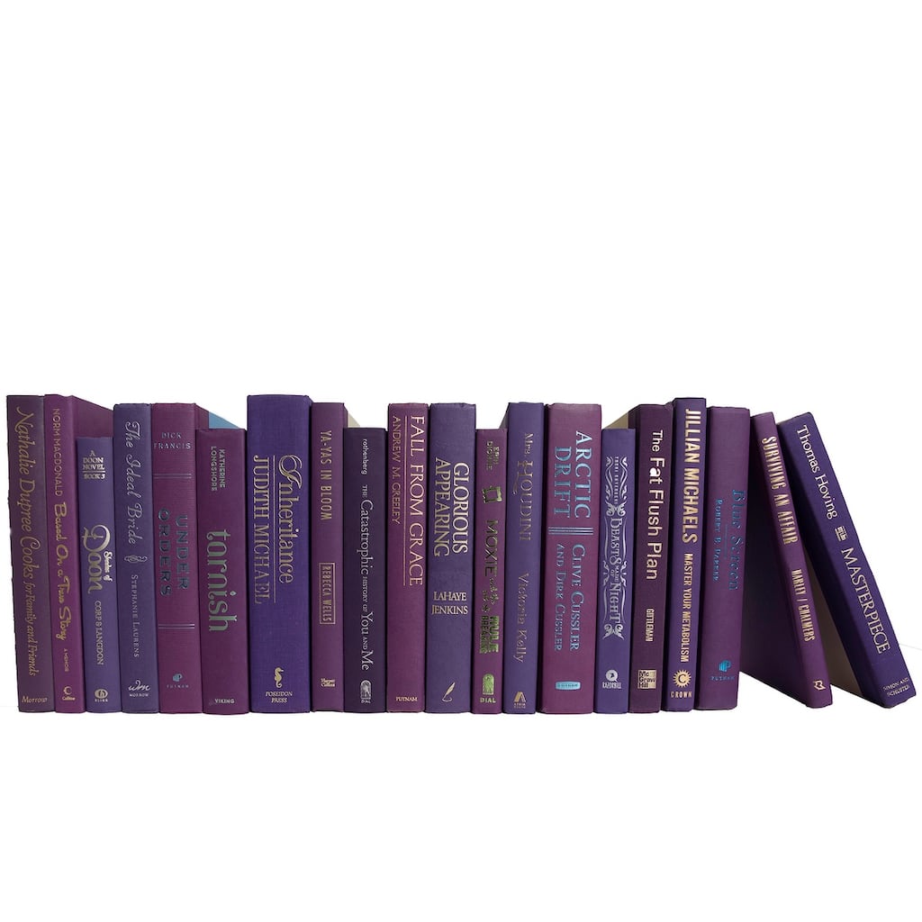 Books Purple Decorative Accessories: Orchid Color By The Foot