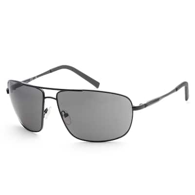 Guess Men's 66 mm Matte Black Sunglasses