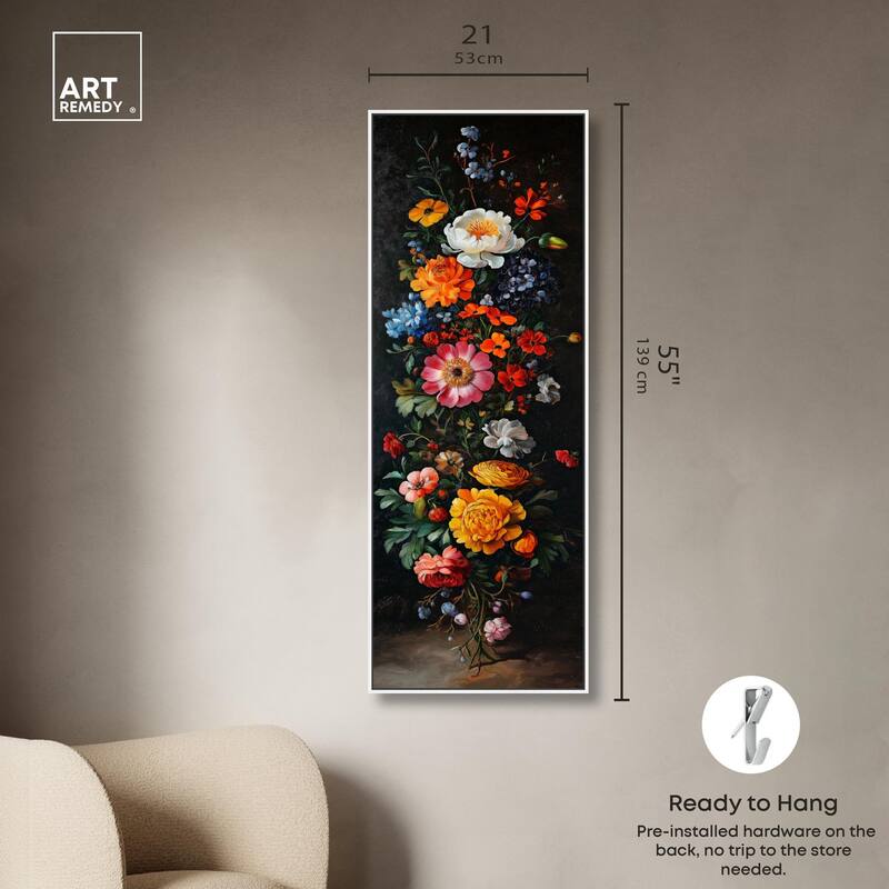 Botanical Rhapsody II Panoramic Canvas by Art Remedy
