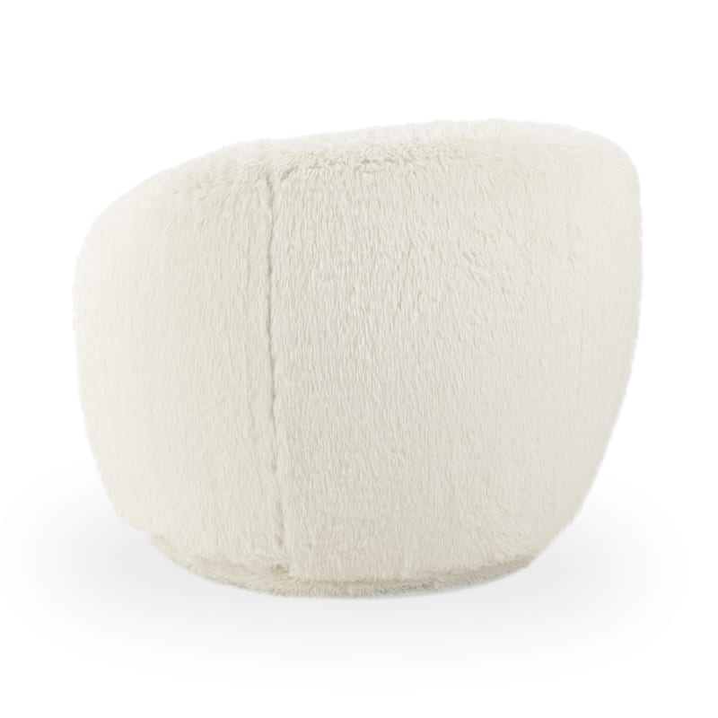 Classic Home Adley Plush Swivel Accent Chair