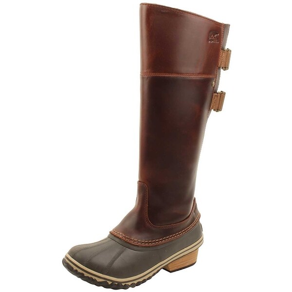 sorel slimpack riding boot british tan