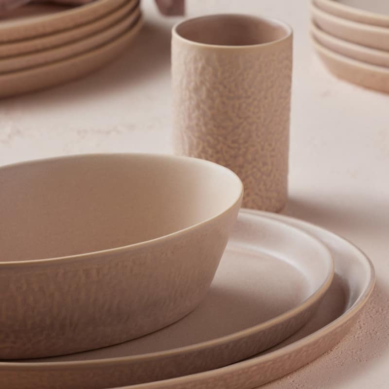 Stone by Mercer Project Katachi Stoneware Dinnerware Set