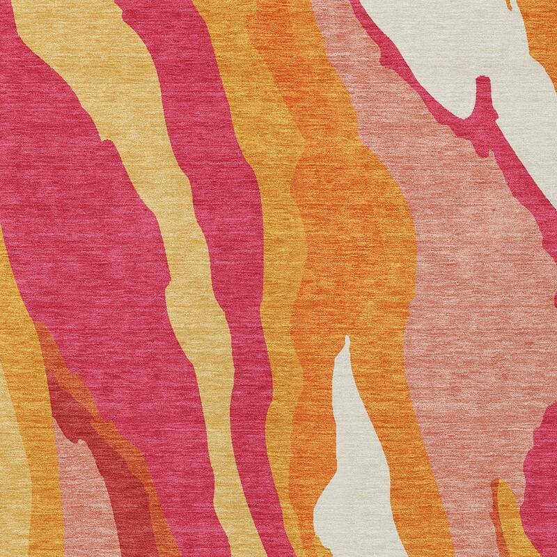 HomeRoots Abstract Transitional Rectangle Outdoor Rug