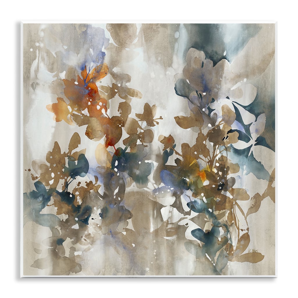 Stupell Solemn Neutral Botanicals Wall Plaque Art Design By K. Nari