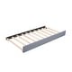preview thumbnail 10 of 8, L Shaped Bed Upholstered Double Twin Size Daybed with Trundle, Drawer and Wooden Slats, No Box Spring Needed, Grey