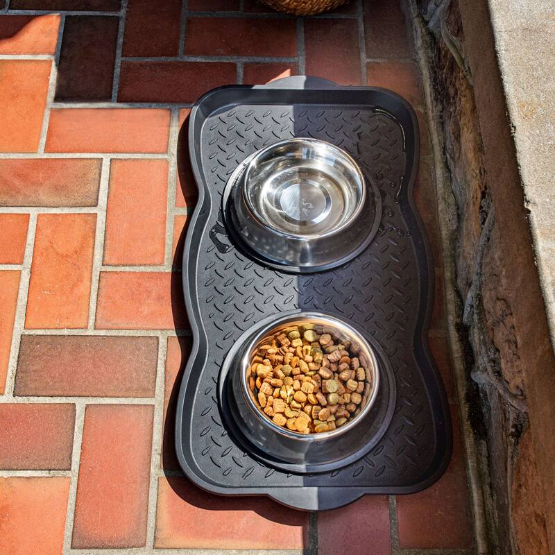 Mohawk Home Black Boot Tray Multi Purpose Utility Mat