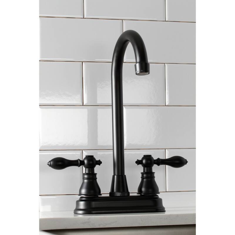 Kingston Brass American Classic 4 in. Centerset High-Arc Bar Faucet