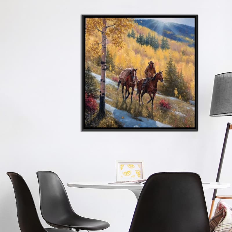 iCanvas "Glow of Indian Summer" by Jack Sorenson Framed Canvas Print
