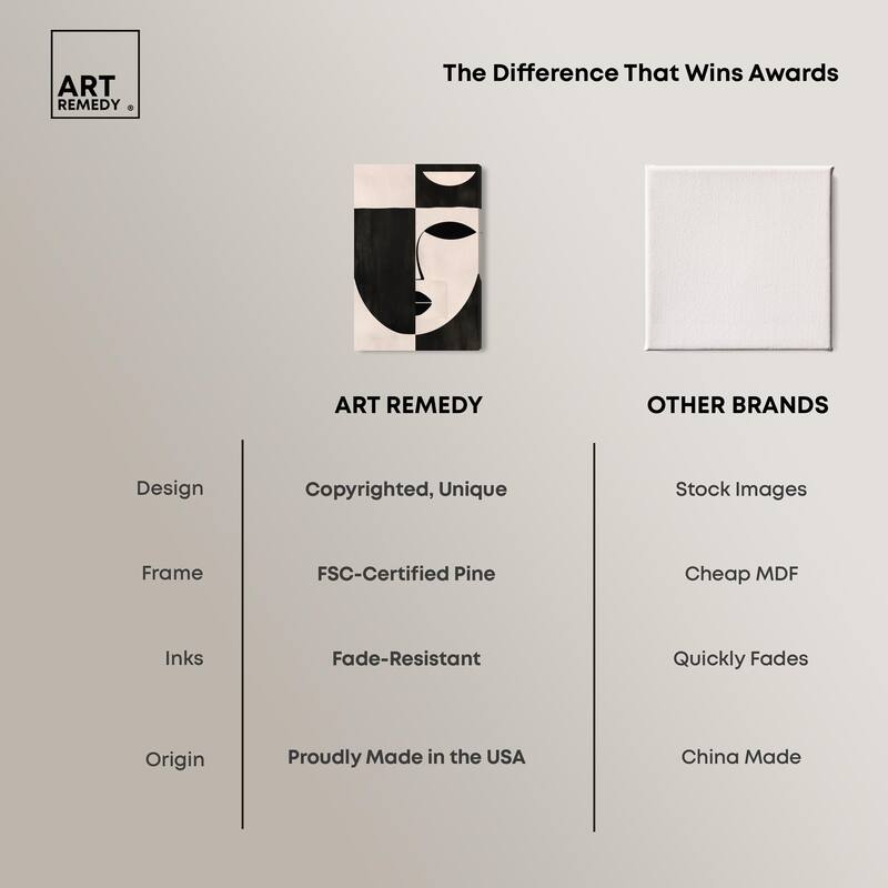 Divided Self II Canvas by Art Remedy, Gallery Wrapped