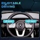 preview thumbnail 4 of 9, Licensed Mercedes-Benz AMG CLA 45 Kids Electric Ride On Car with Remote, Adjustable Speed, Spring Suspension, and Music