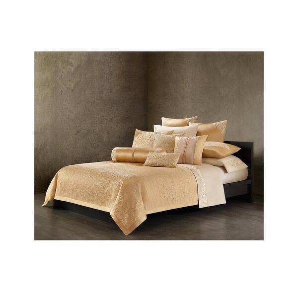 Natori Gobi Palace King Bedskirt Gold 16 Inch Drop Bed Bath & Beyond 14357704