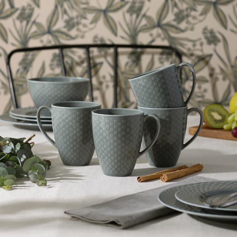 Kikko Set of 4 Mugs, 16 oz.