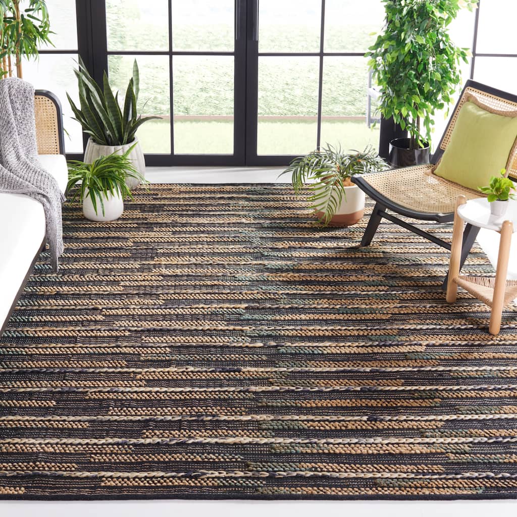 SAFAVIEH Flatweave Natural Tziona Ellen Jute Rug