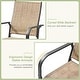 preview thumbnail 17 of 174, Patio Dining Set, Outdoor Dining Table and Chairs Set with Textilene Chairs, Adjustable Umbrella Hole for Garden, Backyard
