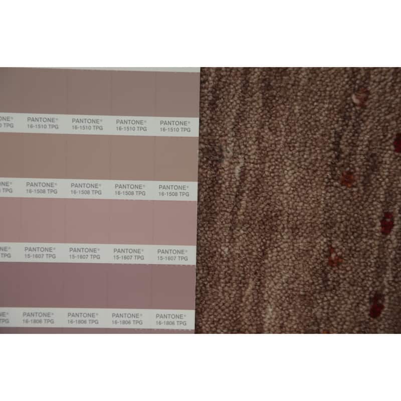 Hand Knotted Oriental 100% Wool Carpet Tribal Animal Pictorial Brown Gabbeh Area Rug - 7' 9'' X 5' 0''