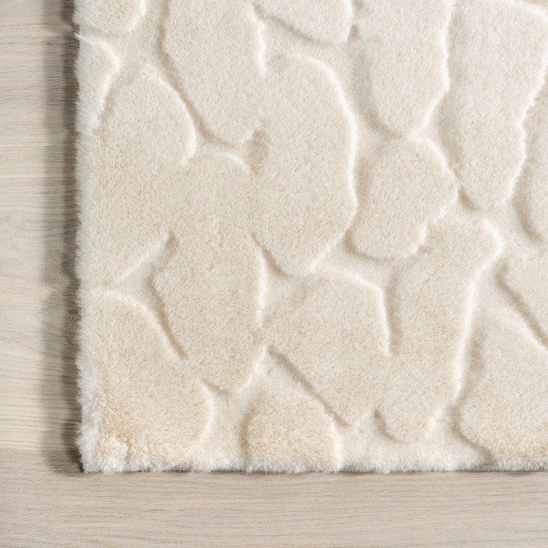 Nuloom Leni SuperiorWash Plush Cloud Geometric Machine Washable Ara Rug