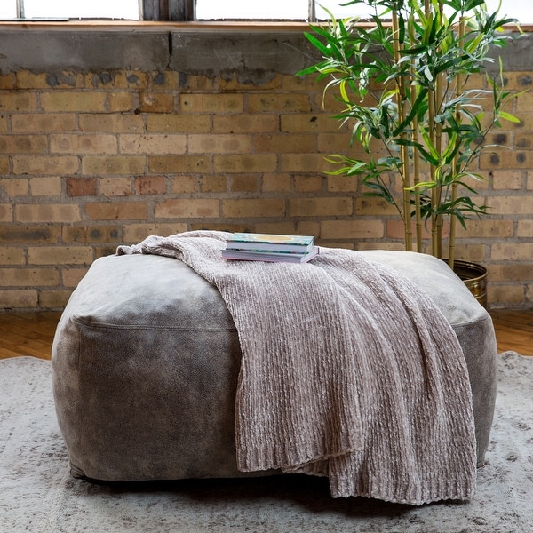 眠 バナナ・ヨシモト Big Joe Nestle Vegan Leather Foam Filled Loveseat Ottoman - Bed