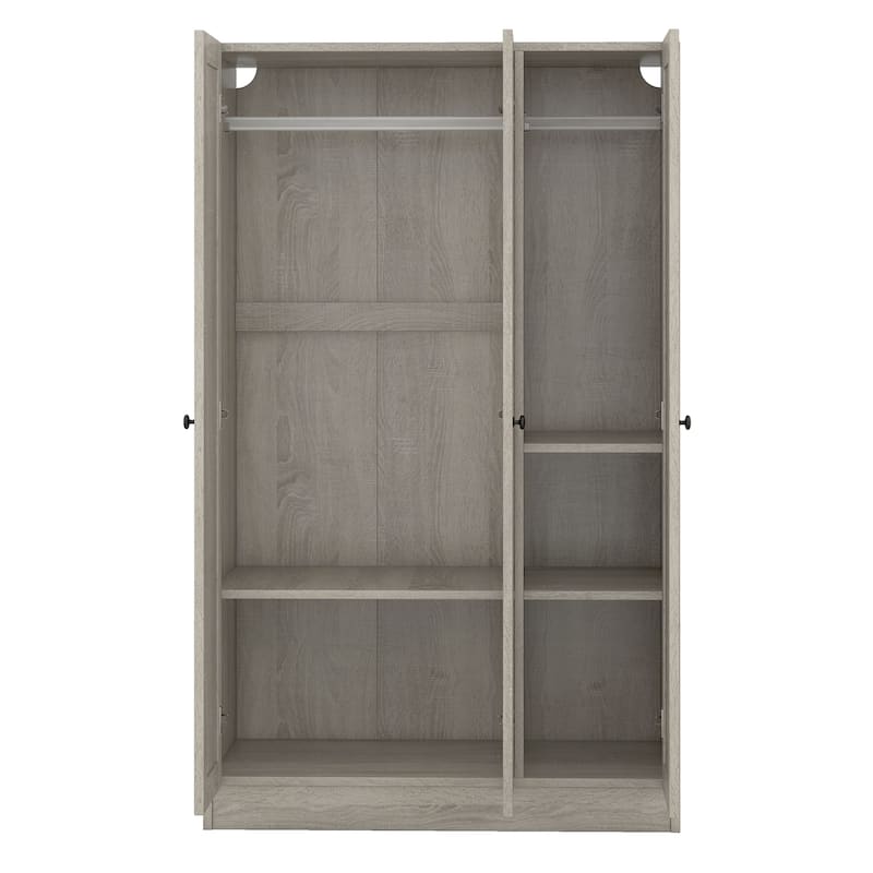 Shutter Wardrobe with shelves by Harper&Bright Designs