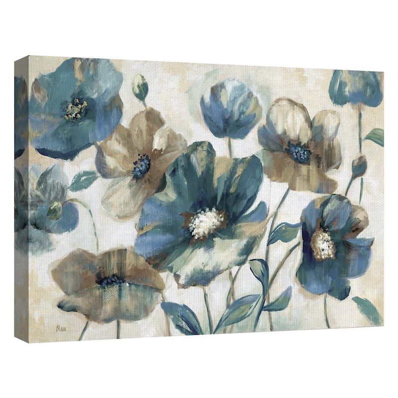 Indigo Garden Light by Nan Canvas Art Print