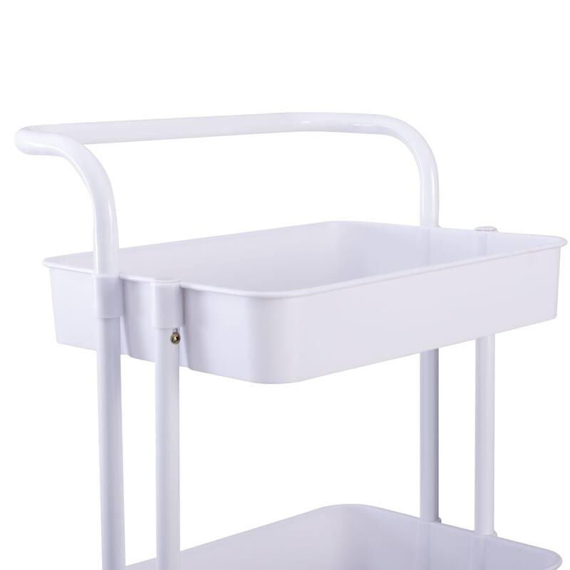 Organize It All 3 Tier Rolling Basket Cart