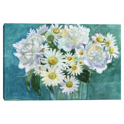Mixed Whites by Maret Hensick Canvas Art Print
