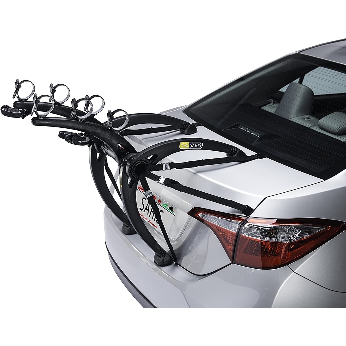 Saris Bones Trunk Bike Rack Bike Rack for Car and SUV 3 Bikes