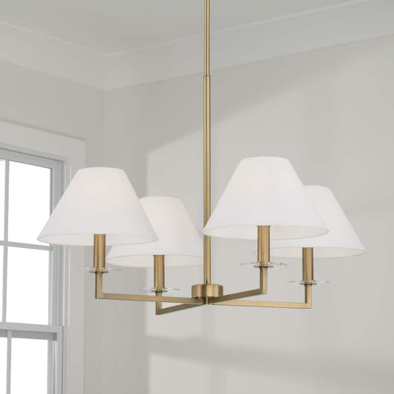 Gilda 4-Light Chandelier - 29.75"W x 19.75"H