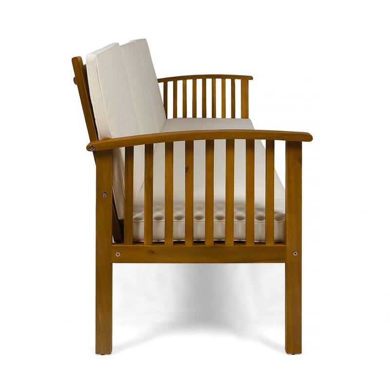 Carolina Outdoor 5-pc. Acacia Conversational Set by Christopher Knight Home