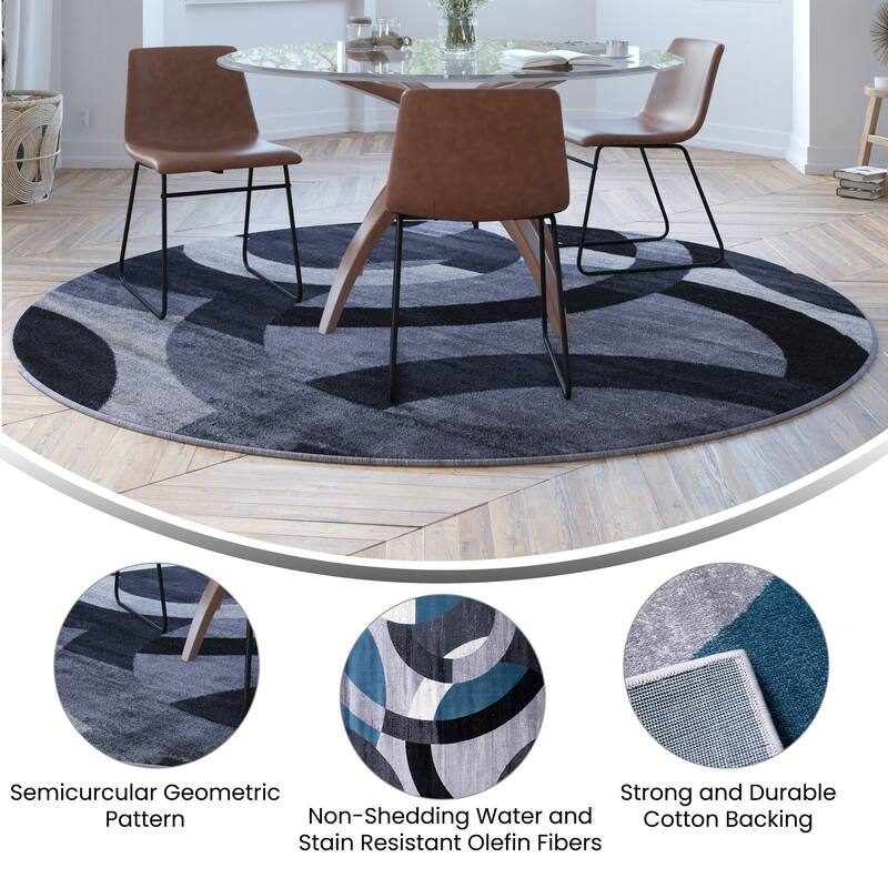 Modern Geometric Design Area Rug