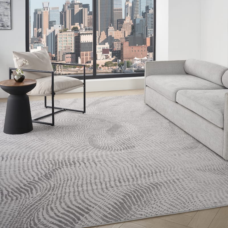 DKNY Central Park West Indoor only Modern Abstract Area Rug
