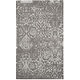 preview thumbnail 27 of 53, Nourison Damask Distressed Contemporary Area Rug 2'3" x 3'9" - Dark Grey - Runner/Rectangle