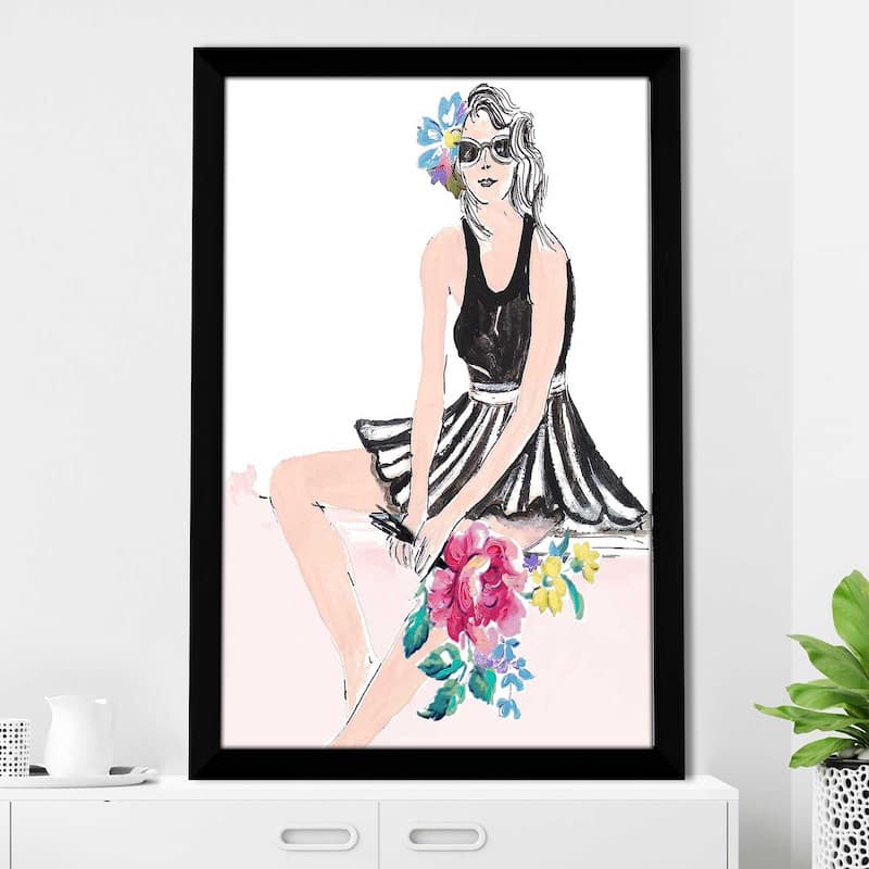 "Pink Pop Girl" Print on Acrylic.