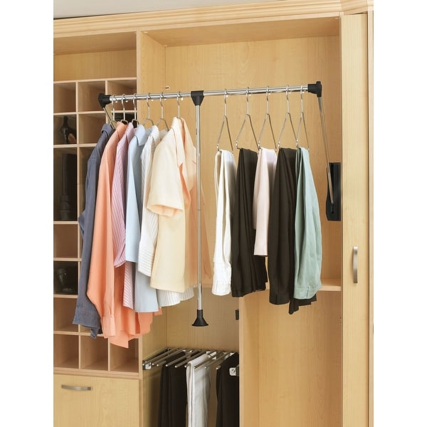 Rev-A-Shelf CPDR-1826 CPDR Series 18" - 26" Pull-Down Closet Rod - Chrome