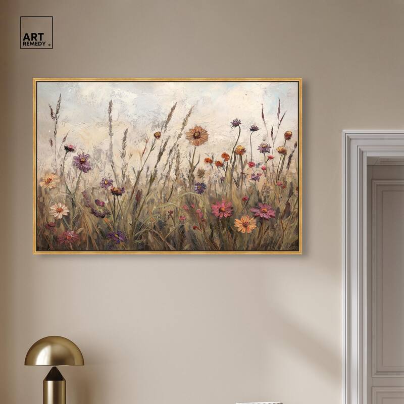Vintage Blooms II Canvas by Art Remedy