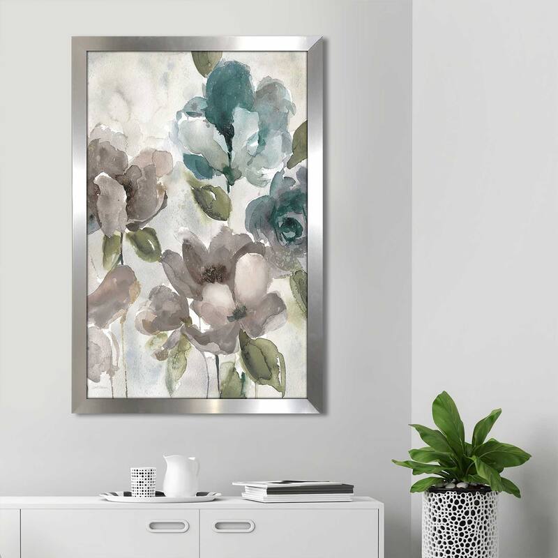 "Topaz Garden II (Vertical)" by Carol Robinson Print on Acrylic
