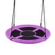 preview thumbnail 1 of 21, Outdoor and Indoor 40-Inch Flying Saucer Tree Swing for Play and Fun - 40" ~ 63" Purple