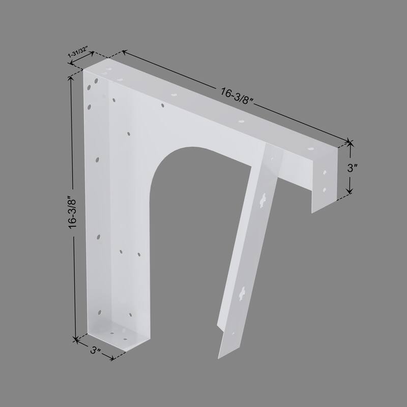 Dowell 16" ADA Floating Vanity Support Bracket