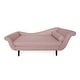 preview thumbnail 19 of 46, Calvert Upholstered Chaise Lounge by Christopher Knight Home Light Blush + Dark Brown