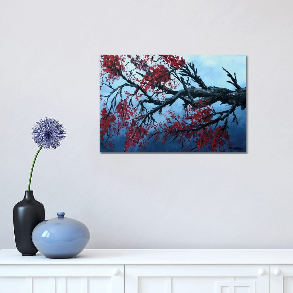 iCanvas "Japanese Cherry Blossom Flowers" by Derek McCrea Canvas Print