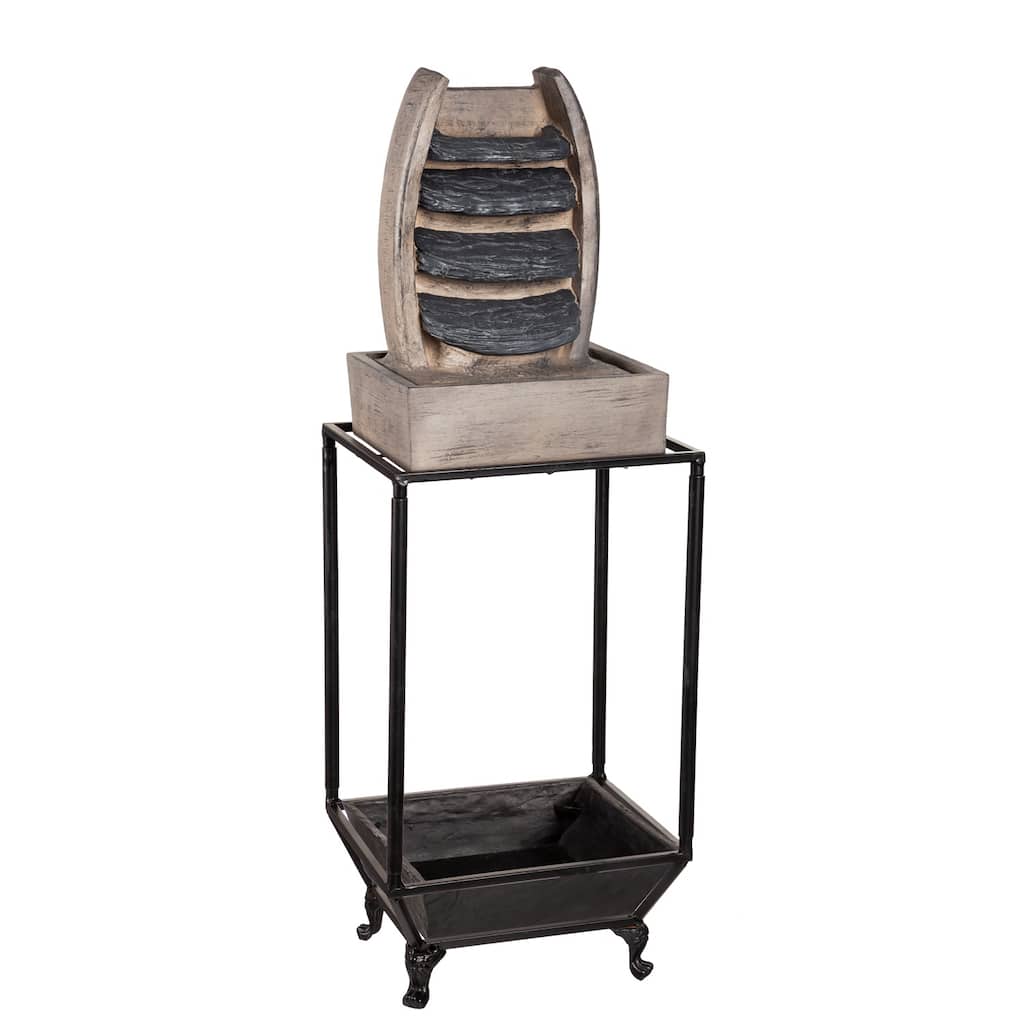 Waterfall Fountain with planter Shelf