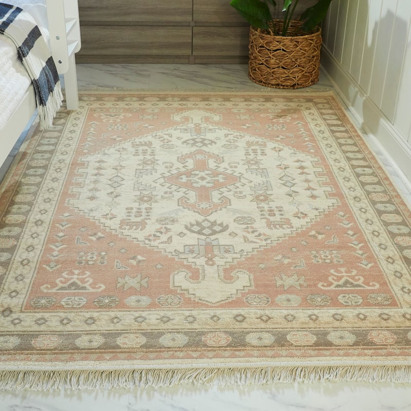 Windsor Traditional Distressed Recycled Area Rug